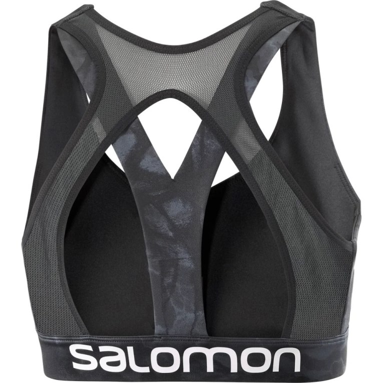 Salomon Cross Women's Run Bras Black | CA 67A35